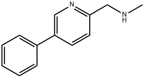 N-METHYL(5-PHENYLPYRID-2-YL)METHYLAMINE 结构式