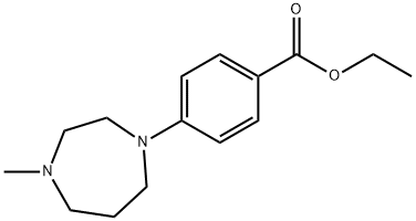 ETHYL 4-(4-METHYL-1,4-DIAZEPAN-1-YL)BENZOATE 97 结构式