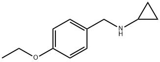N-(4-乙氧基苄基)环丙胺 结构式