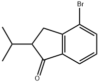 4-溴-2-异丙基-1-茚酮 结构式