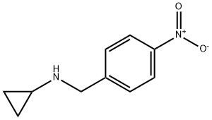 N-环丙基-4-硝基苄胺 结构式