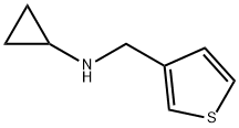 N-(3-噻吩甲基)环丙胺 1HCL 结构式