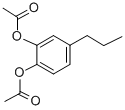 1,2-diacetoxy-4-propylbenzene 结构式