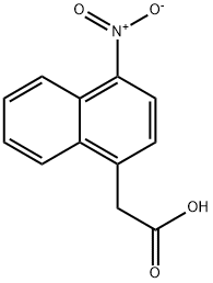 4-硝基-1-萘乙酸 结构式