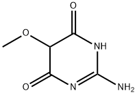2-氨基-5-甲氧基-4,6(1H,5H)-嘧啶二酮 结构式