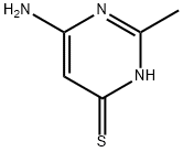 2-甲基-4-氨基-6-巯基嘧啶 结构式