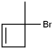 Cyclobutene, 3-bromo-3-methyl- (7CI) 结构式