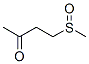2-Butanone, 4-(methylsulfinyl)- (7CI) 结构式