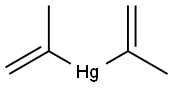 Diisopropenylmercury(II) 结构式