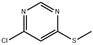 4-氯-6-甲硫基嘧啶 结构式