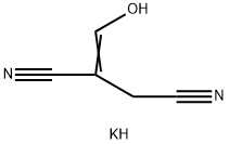 (Z)-2,3-二氰基丙-1-烯-1-醇钾 结构式