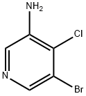 3-氨基-4-氯-5-溴吡啶 结构式