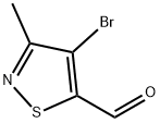 4-Bromo-3-methyl-isothiazole-5-carbaldehyde 结构式