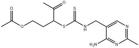 [(4-氨基-2-甲基-5-嘧啶)甲基]二硫代氨基甲酸盐(或酯) 结构式