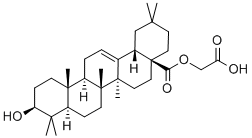 齐墩果酸羧甲酯 结构式