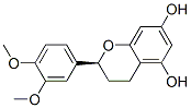 (S)-2-(3,4-Dimethoxyphenyl)-3,4-dihydro-2H-1-benzopyran-5,7-diol 结构式