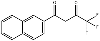 4,4,4-三氟-1-2-萘-1,3-丁烷二酮 结构式