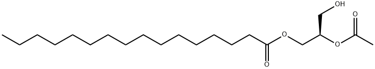 1-O-Hexadecanoyl-2-acetyl-sn-glycerol 结构式
