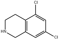 5,7-二氯-1,2,3,4-四氢异喹啉盐酸盐 结构式