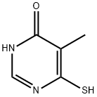 5-甲基-6-硫代-5,6-二氢嘧啶-4(1H)-酮 结构式