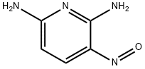 2,6-二氨基-3-亚硝基嘧啶 结构式