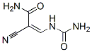 Urea,  (2-carbamoyl-2-cyanovinyl)-  (7CI) 结构式