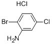 2-BROMO-5-CHLOROBENZENAMINE HYDROCHLORIDE 结构式