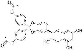 (2R-trans)-2-[2,2-bis[4-(acetoxy)phenyl]-1,3-benzodioxol-5-yl]-3,4-dihydro-2H-1-benzopyran-3,5,7-triol