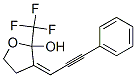 (Z)-3-(3-PHENYLPROP-2-YNYLIDENE)-2-(TRIFLUOROMETHYL)TETRAHYDROFURAN-2-OL 结构式