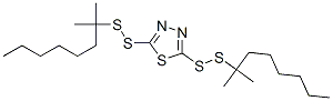 2,5-双(叔壬基二硫代)-1,3,4-噻二唑 结构式
