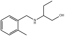 2-((2-甲基苄基)氨基)丁烷-1-醇 结构式