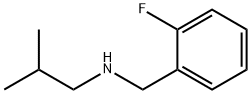 N-(2-氟苄基)-2-甲基-1-丙胺 结构式