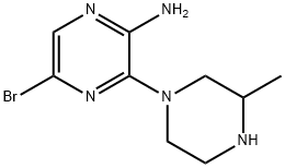 6'-BROMO-3-METHYL-3,4,5,6-TETRAHYDRO-2H-[1,2']BIPYRAZINYL-3'-YLAMINE 结构式