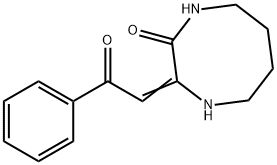 (Z)-3-(2-氧-2-苯亚基)-1,4-二唑嗪-2-酮 结构式