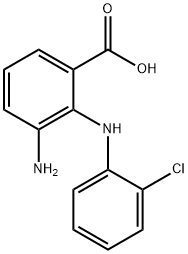 3-Amino-2-(2-chlorophenylamino)benzoic acid 结构式