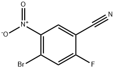 4-溴-2-氟-5-硝基苯腈 结构式