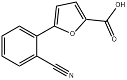 5-(2-Cyanophenyl)-furane-2-carboxylic acid 结构式