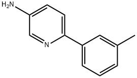 6-M-tolylpyridin-3-ylamine 结构式