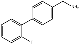 C-(2'-FLUORO-BIPHENYL-4-YL)-METHYLAMINE HYDROCHLORIDE 结构式