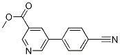 methyl 5-(4-cyanophenyl)pyridine-3-carboxylate 结构式