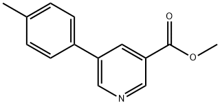 5-(对甲苯基)烟酸甲酯 结构式