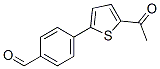 4-(5-Acetylthiophen-2-yl)benzaldehyde 结构式