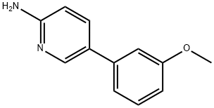 5-(3-甲氧基苯基)吡啶-2-胺 结构式