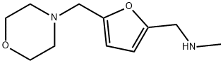 N-methyl-{[5-(morpholinomethyl)-2-furyl]methyl}amine 结构式