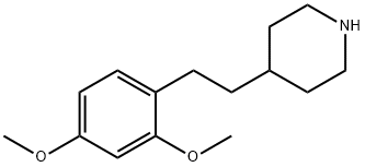 4-(2,4-二甲氧基苯乙基)哌啶 结构式