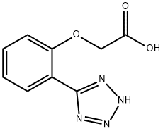 [2-(1H-四唑-5-基)苯氧基]乙酸 结构式