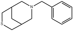 7-benzyl 3-thia-7-azabicyclo(3.3.1)nonane 结构式