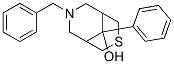 7-Benzyl-9-phenyl-3-thia-7-azabicyclo(3.3.1)nonan-9-ol 结构式