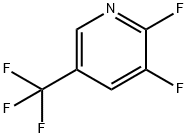 2,3-二氟-5-(三氟甲基)吡啶 结构式