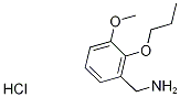 (3-Methoxy-2-propoxyphenyl)methanaminehydrochloride 结构式